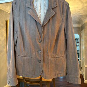 NWOT St. John's Bay Light Brown Women's Blazer. Size L